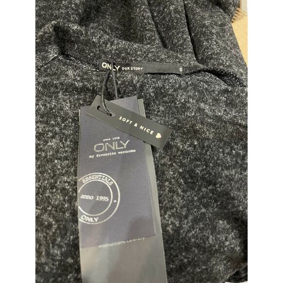 only our story long sleeve mock neck midi Dark gray Knit dress Size S - Picture 5 of 7